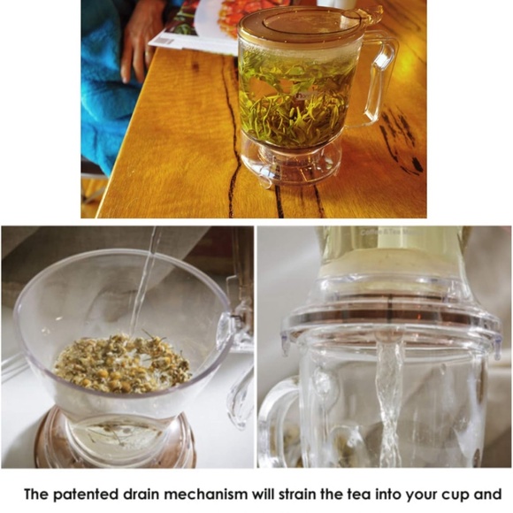 HandyBrew Tea Infuser Tea Steeper for Make Loose Leaf Tea Hot and Iced, 17 Ounce - Picture 9 of 12